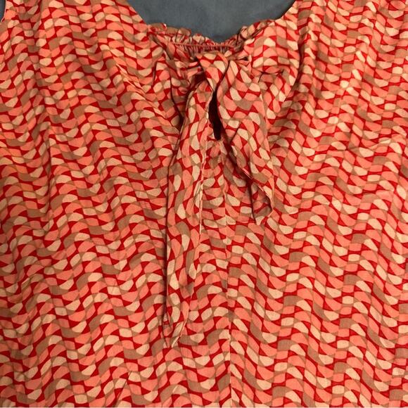 Anthropologie Maeve Verna Tie Front Tank Top Size Medium - Picture 8 of 8